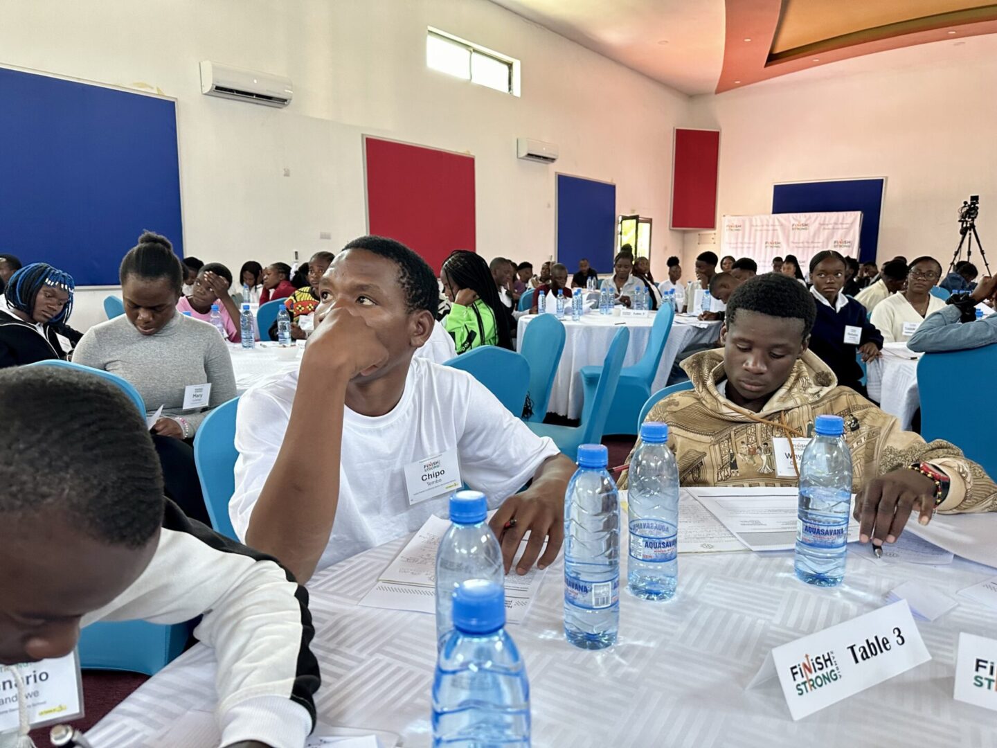 Participants listening attentively in a seminar